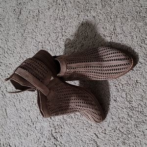 Beige Vince Camuto Booties